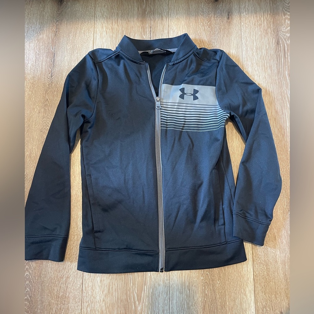 Under Armour Kids Black and Gray Jacket